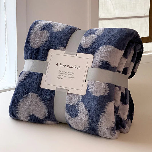 Plaid SÉLIA Orage – Flanelle Douce et Légère