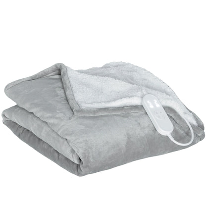 Plaid Chauffant NORDEN Gris – Température Réglable