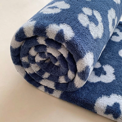Plaid SÉLIA Orage – Flanelle Douce et Légère