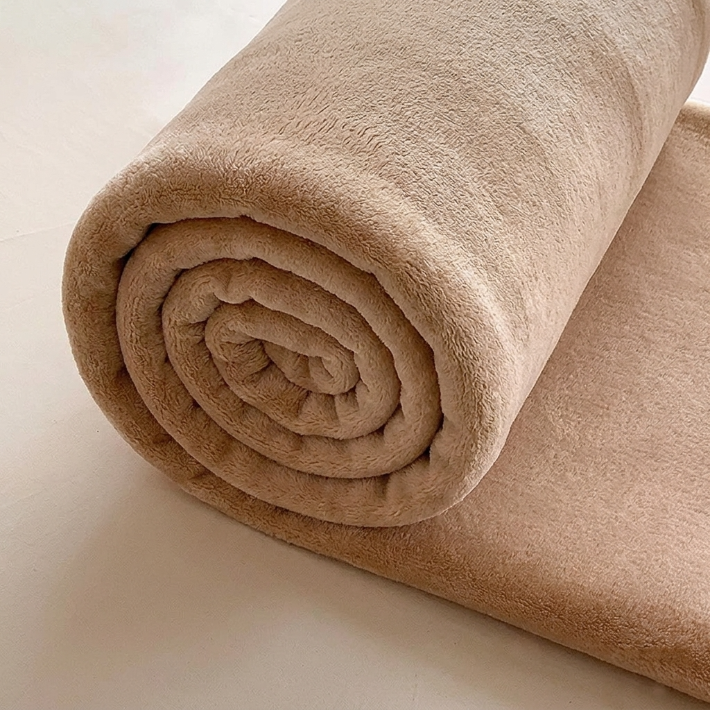 Plaid SÉLIA Cannelle – Flanelle Douce et Légère