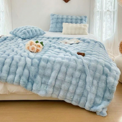 Plaid NUVÉA Ciel – Fausse Fourrure Moelleuse Double Face