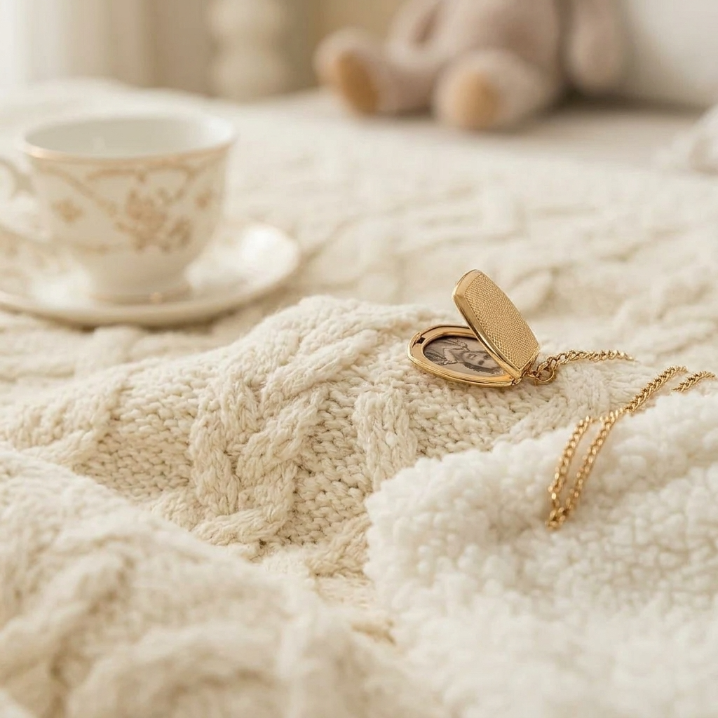 Plaid OSLO Beige – Polaire Sherpa à Motifs Géométriques